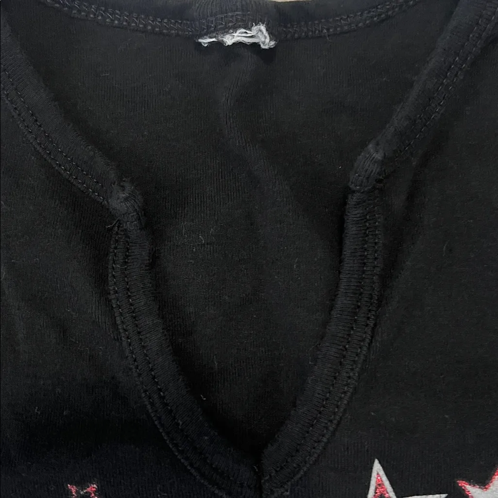 Harley Davidson Lace Up Tank Top Black Estimated Size Small - Image 3