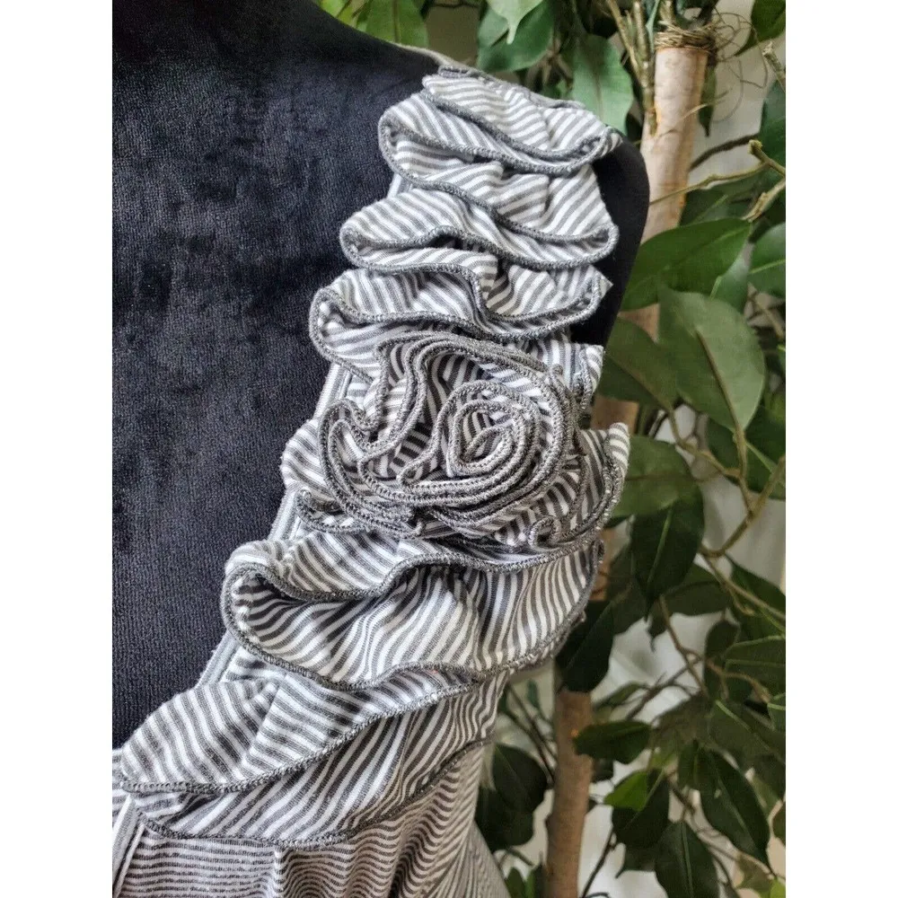 Specklers Women's White & Gray Polyester V - Image 6