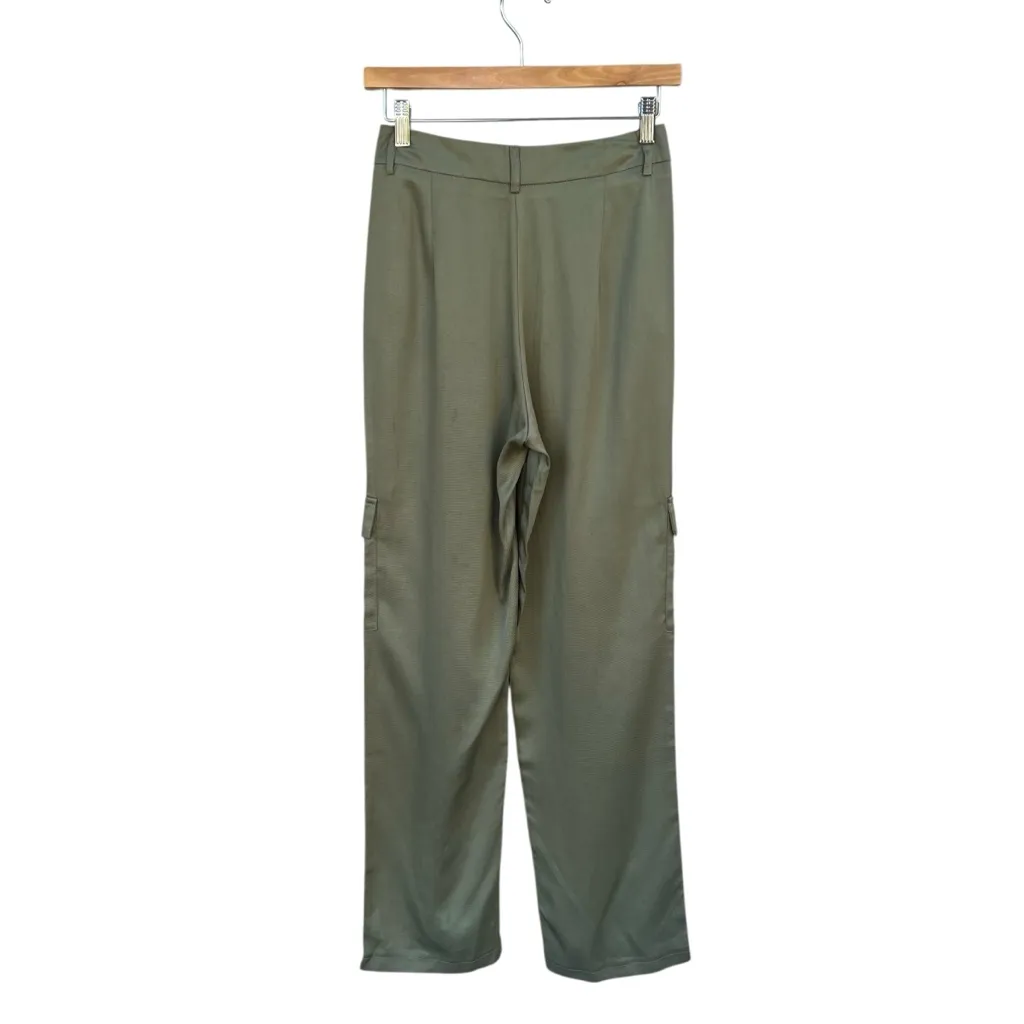 Superdown Mae High Rise Straight Cargo Pants - Image 14