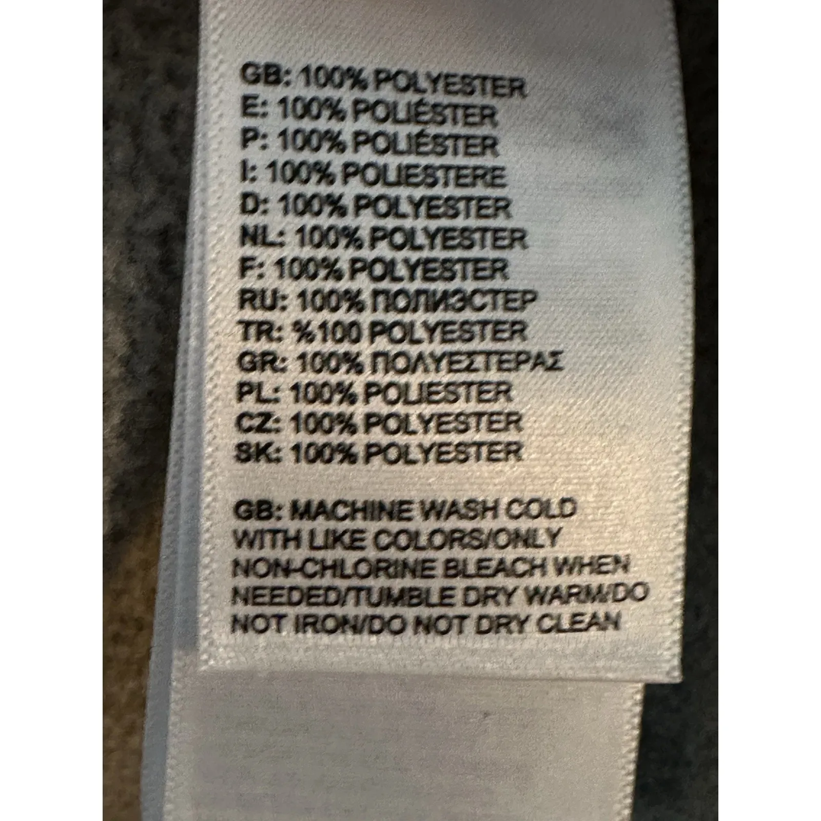 The North Face Knit Stitch Fleece Hoodie Women Medium Gray Active Outdoor Hike - Image 5