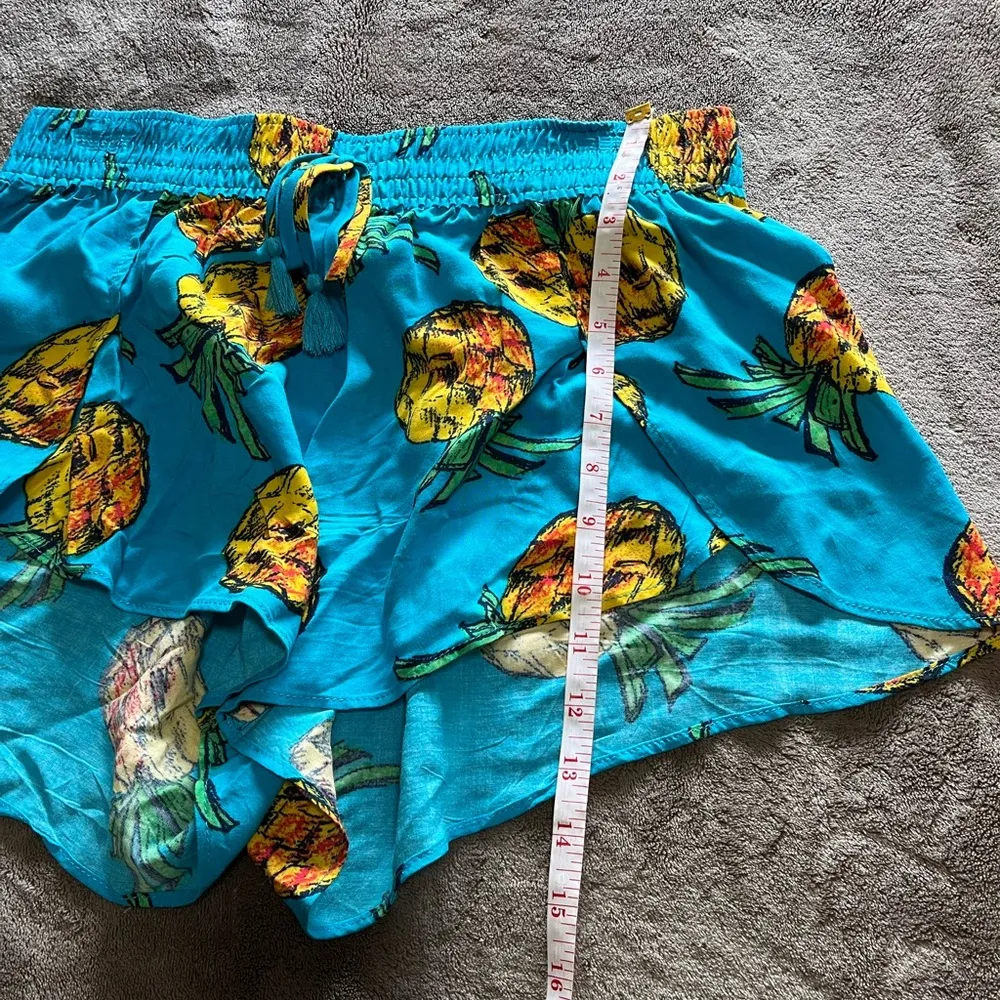 AERIE Pineapple Pull On Comfy Shorts Women’s Sz M EUC - Image 7