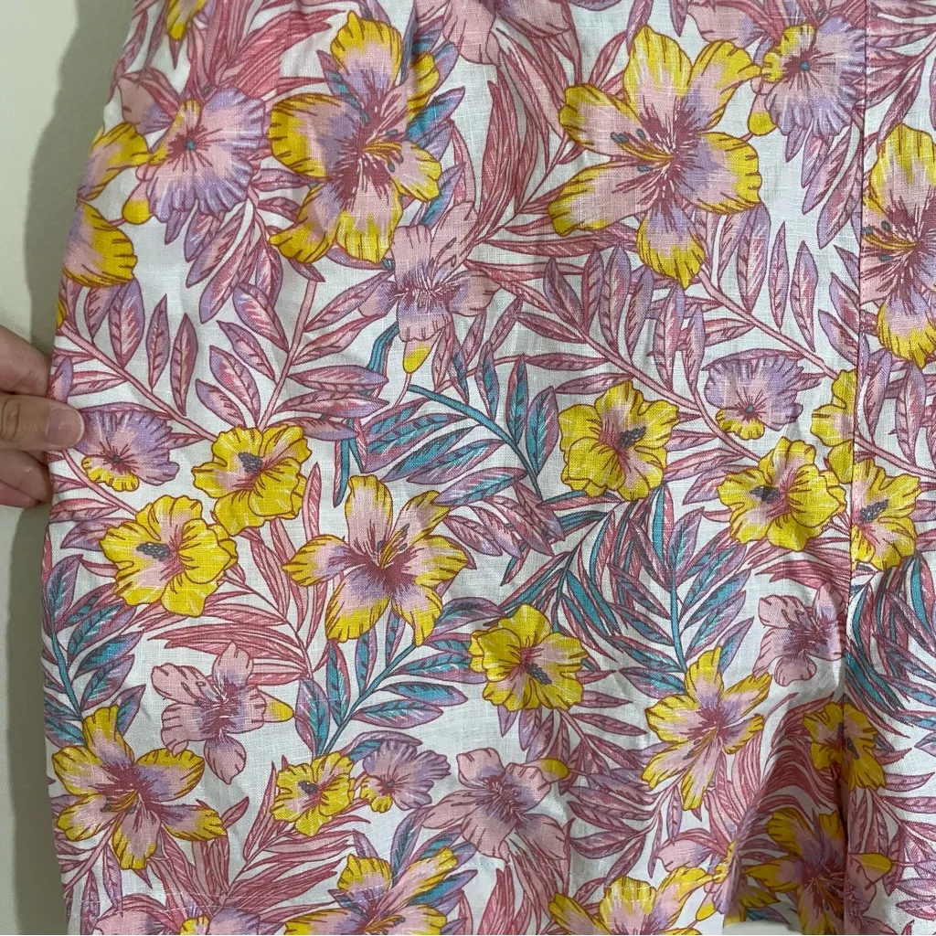 NWT Draper James Woven Pull On Shorts Tropical Print - Image 4