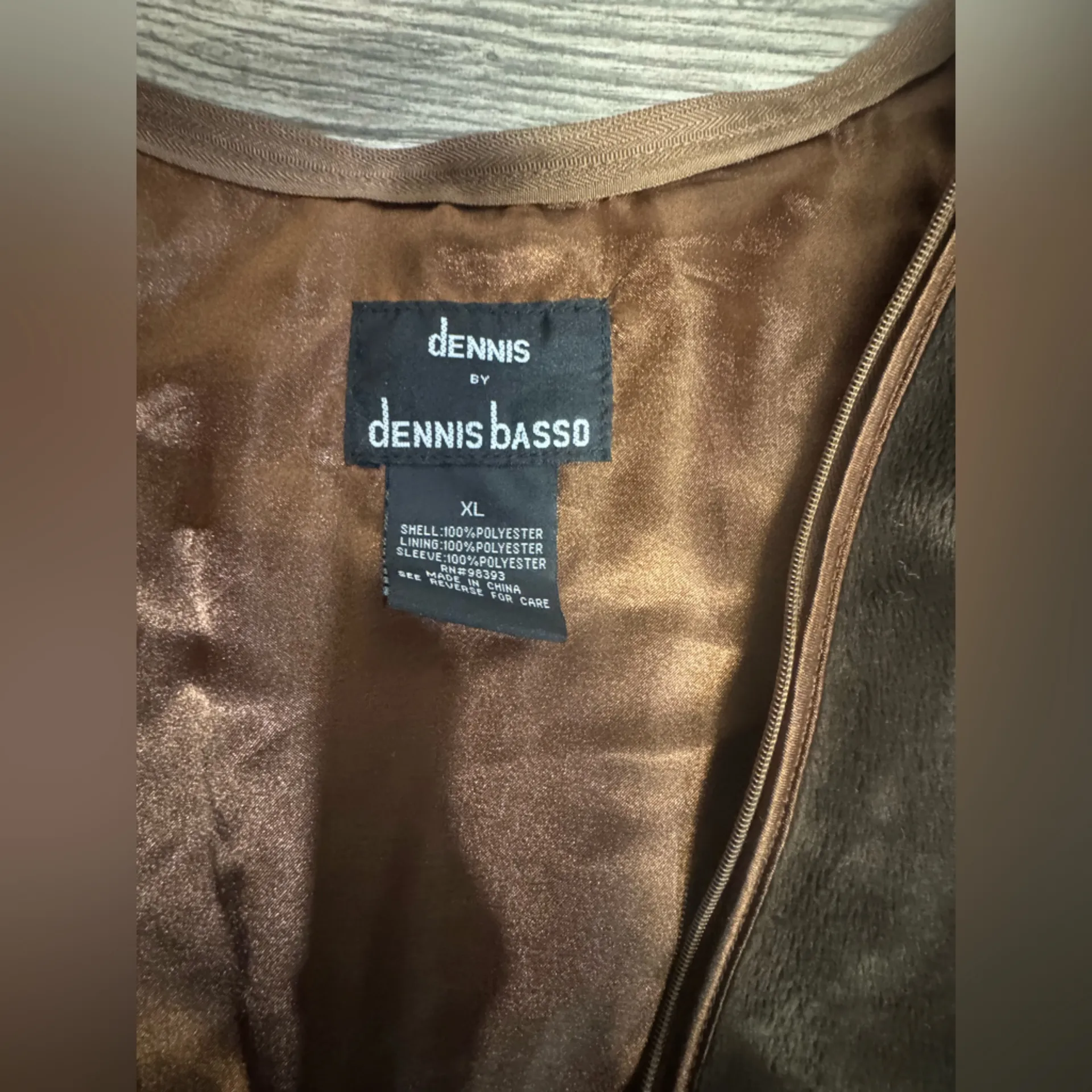 Dennis Basso Chocolate Velvet Blazer - Image 8