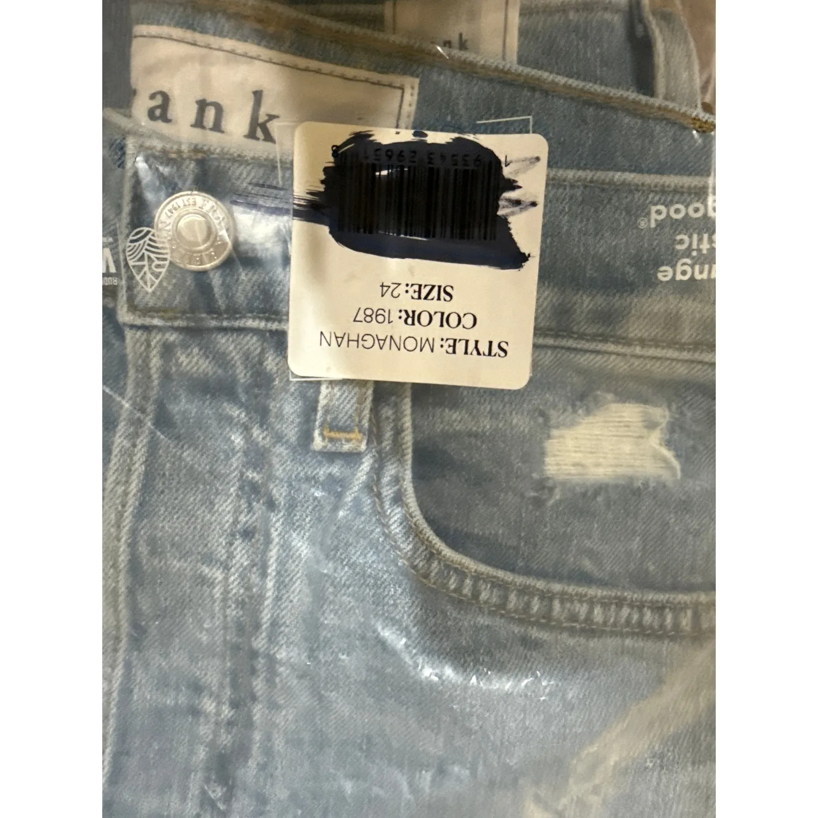 Frank‎ & Eileen MONAGHAN Mom Jean Size 24 NWOT - Image 5