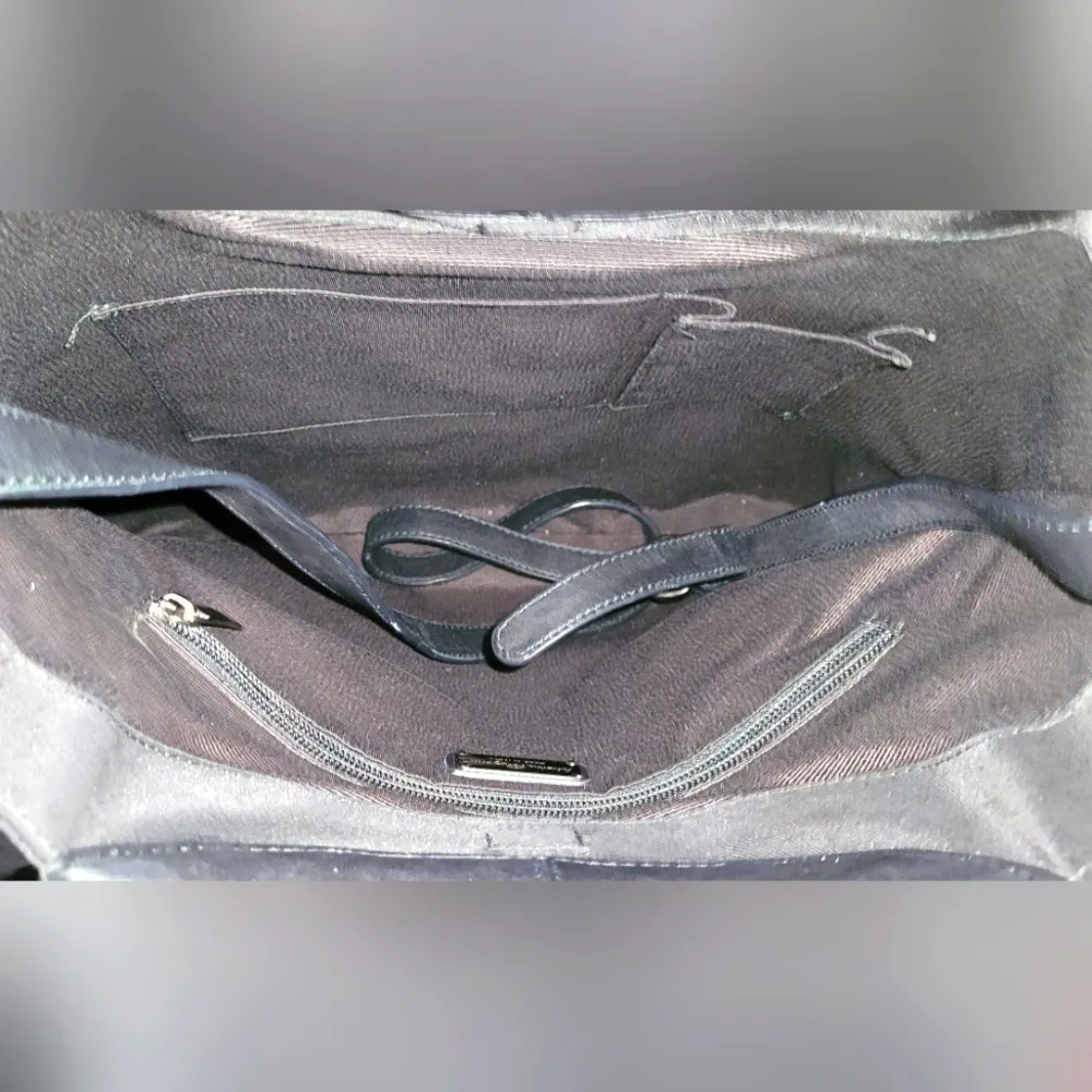 SALVATORE FERRAGAMO RARE shoulder bag/Handbag NYLON & LEATHER vala ribbon 🔥 - Image 6