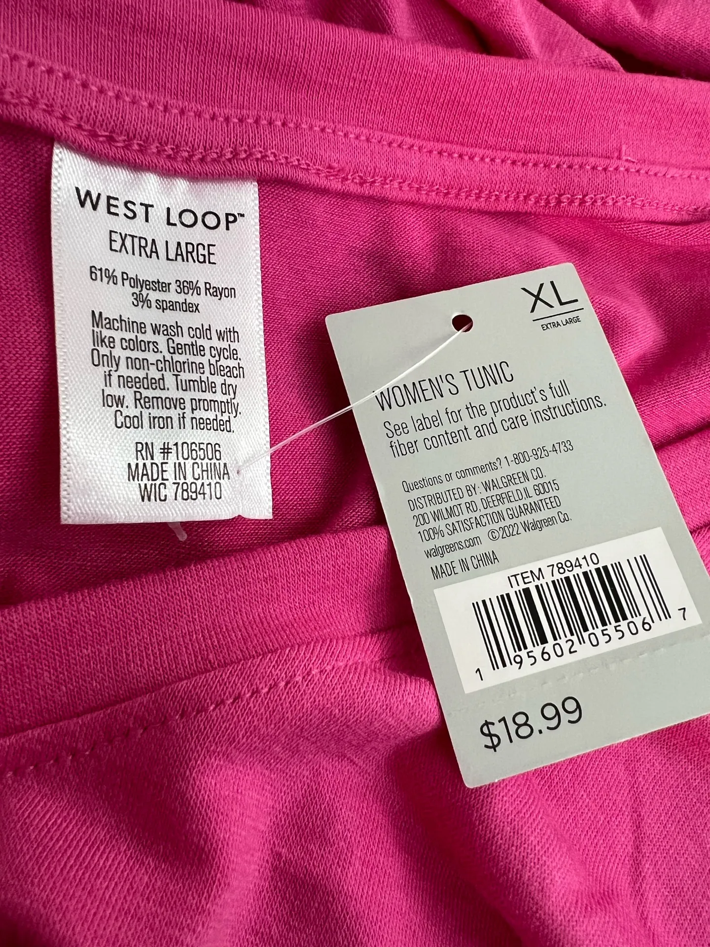 West Loop  Ladies Pink Top - Image 5