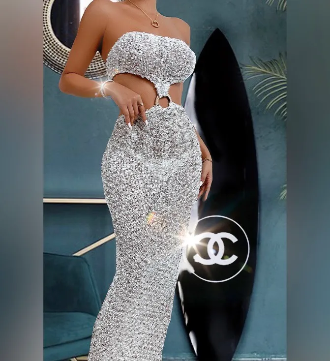 New with tags,  Women’s Designer Ring Linked, multicolored Sweater Dress - Image 7