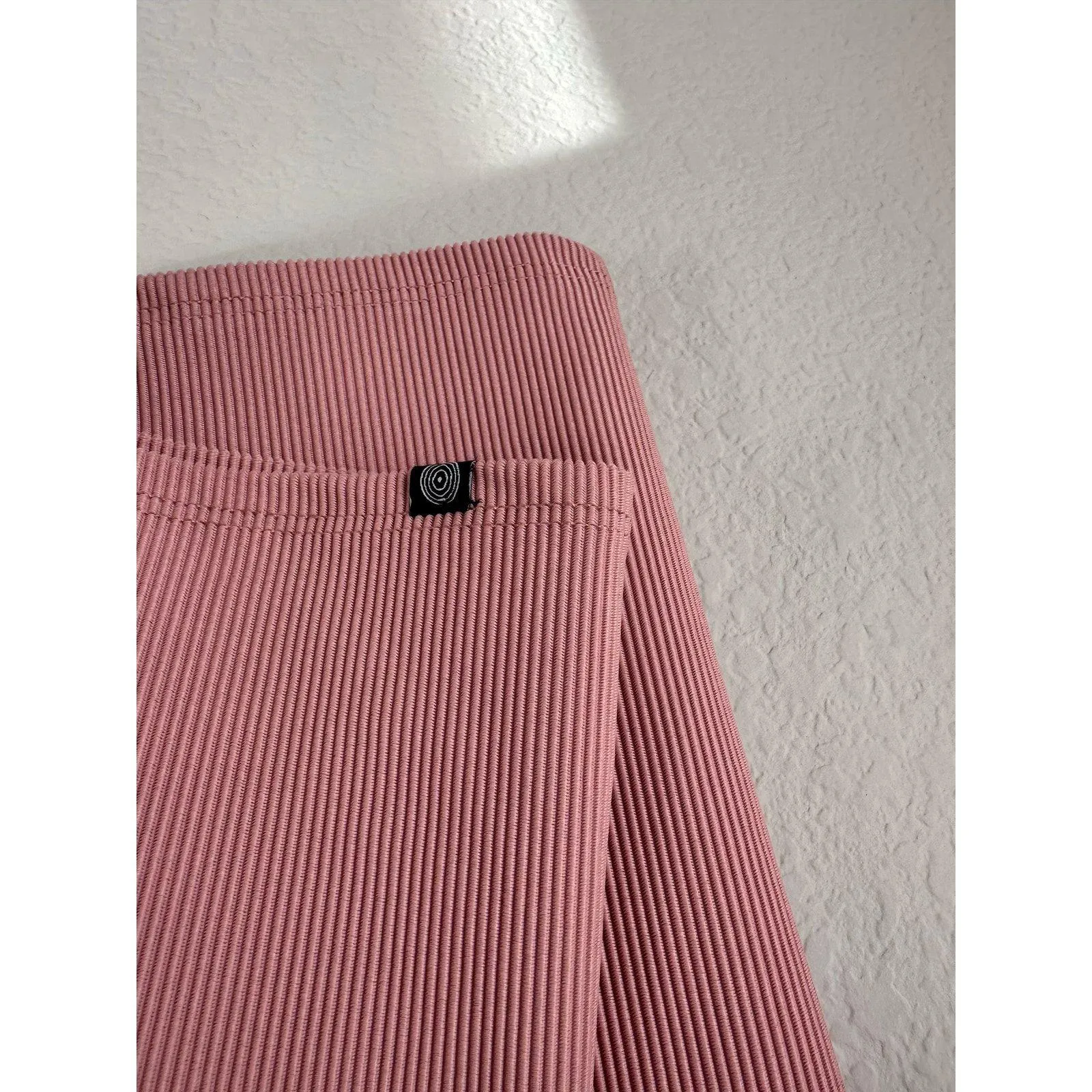 Free People Movement x Onzie Ribbed Slim Flare Leg Dance Leggings Pink Size XS - Image 7