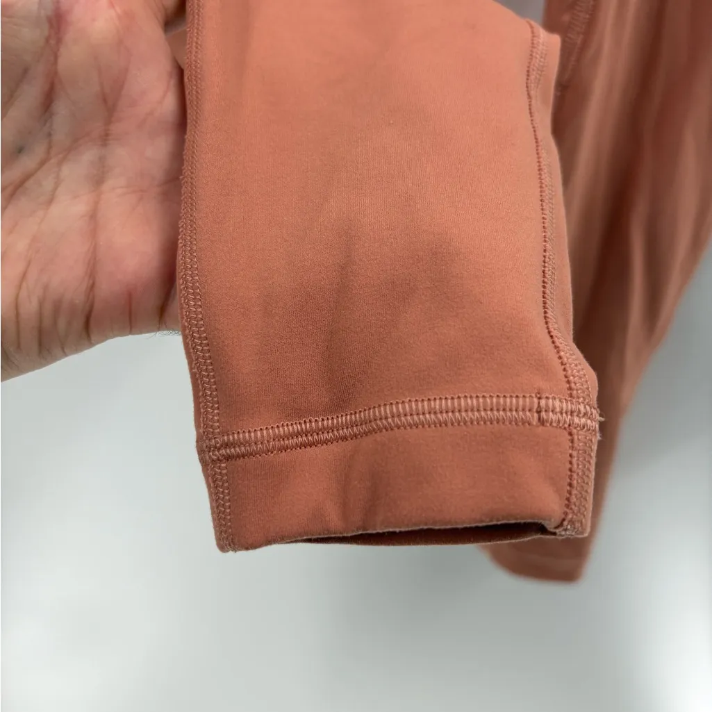 Lululemon women’s athletic Pink Savannah align high rise 28 ankle leggings sz 2 - Image 10