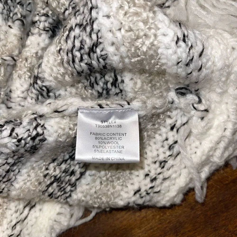 Lemon Tart Fringe Sweater Black - Image 4