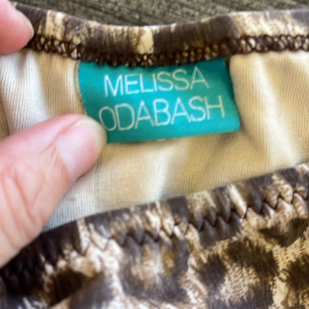 Melissa Odabash Animal Print Bikini set. Size 8M Brown - Image 3