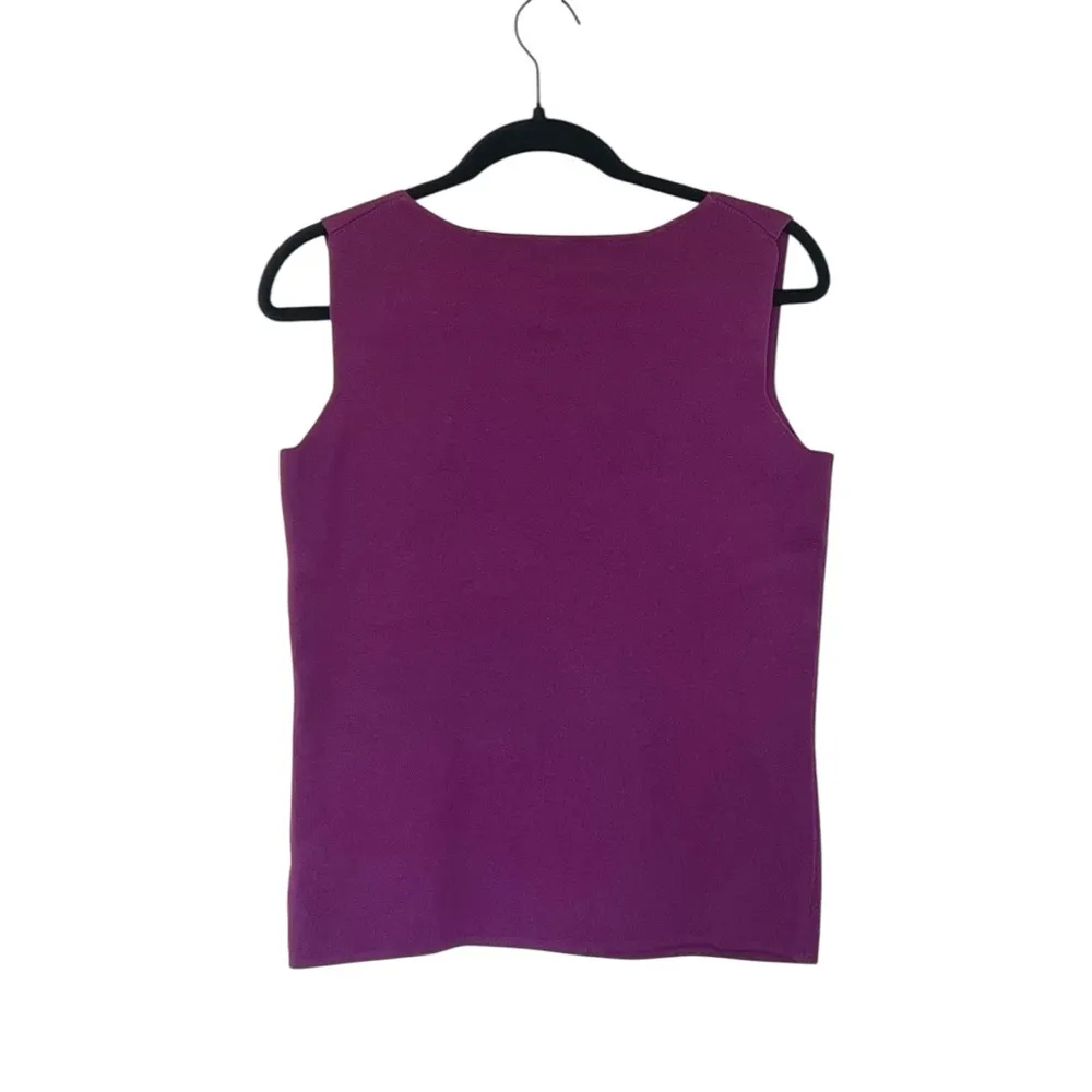 Designers Originals Purple Sleeveless Tank Top - Image 2