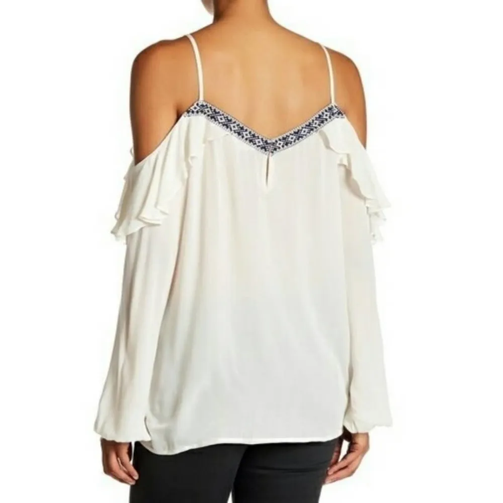 Cold Shoulder Blouse - Size L - NWT - Image 5