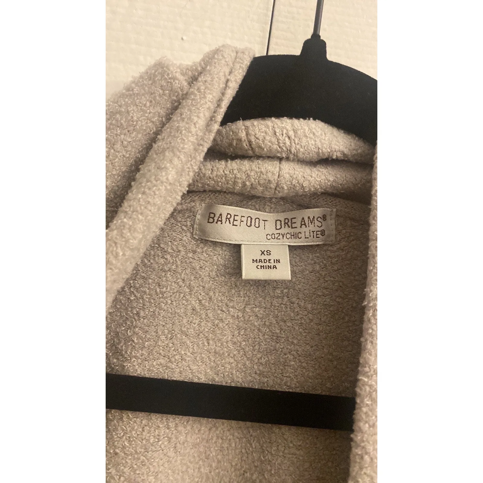 Barefoot Dreams CozyChic Lite Womens Tan Cardigan Sweater Open Front XS - Image 2