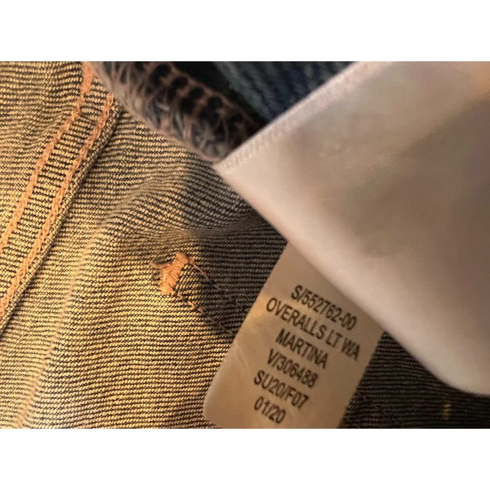 Old Navy Bib Overalls Size 4 Womens Denim Jeans Garden Cottagecore Y2K‎ Farmer - Image 7