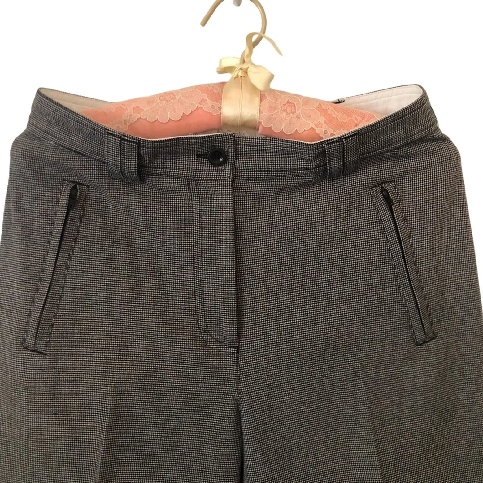 Christopher & Banks Houndstooth Cropped trousers-size 4 - Image 3