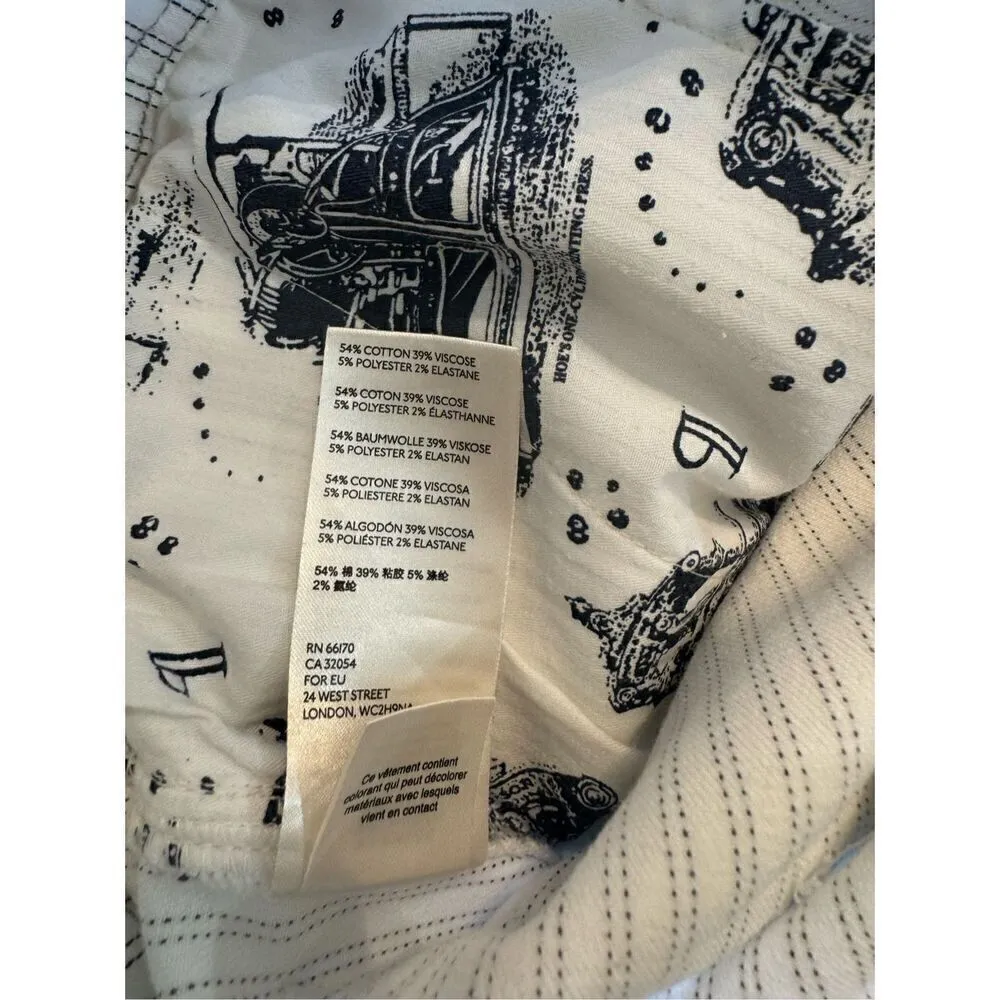 Pilcro and the letterpress high rise skinny pants size 28 striped Anthropologie - Image 9