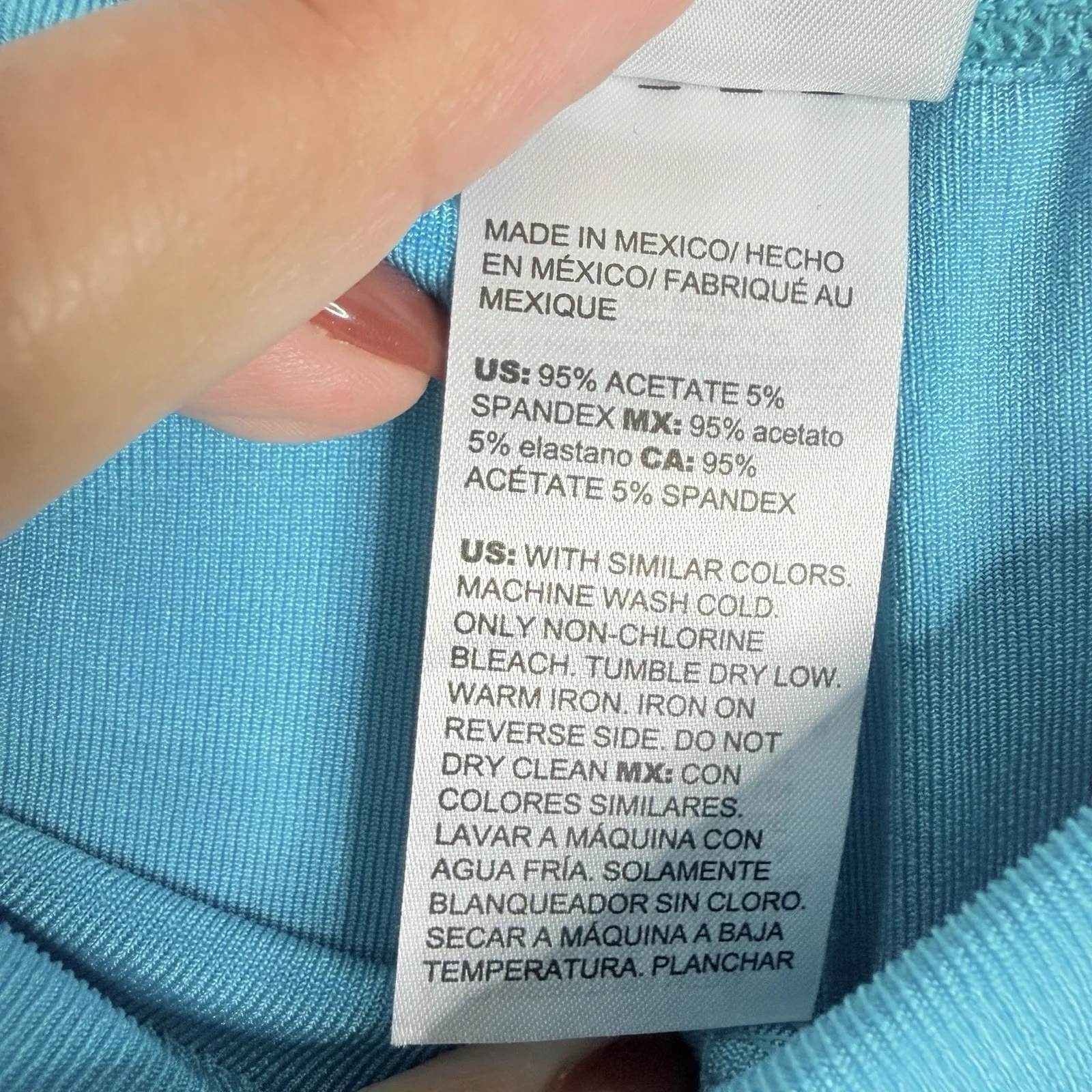 NWOT Chico's Travelers Teal Pull On Pant 12 Tall Chico's 2 Tall Straight Leg - Image 4