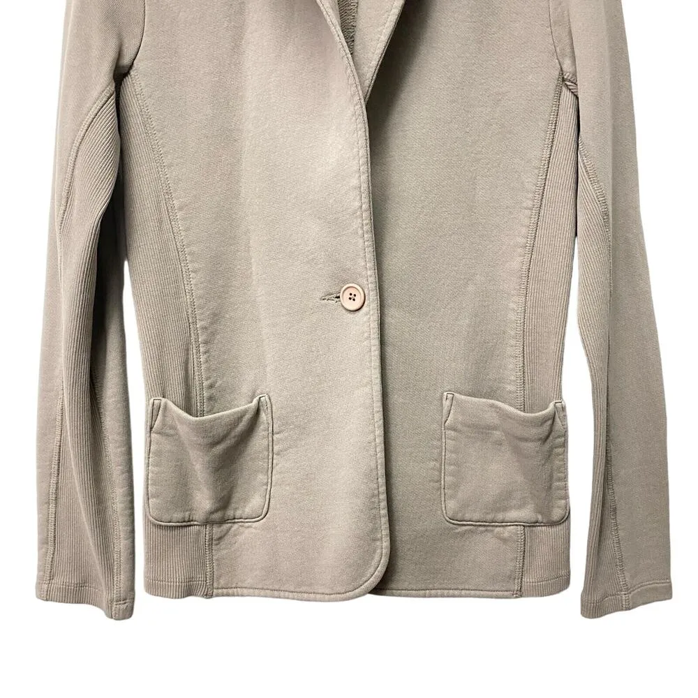 Standard James Perse Cardigan Sweater Women's Size 3 Brown Long Sleeve FLAWED - Image 4