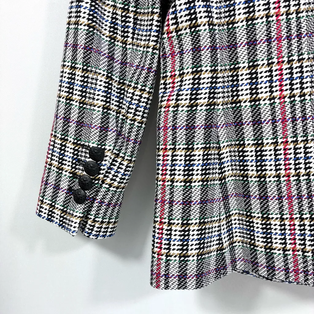 Veronica Beard Empire Tweed Plaid Dickey Jacket Multi 2 NWT Blazer - Image 15