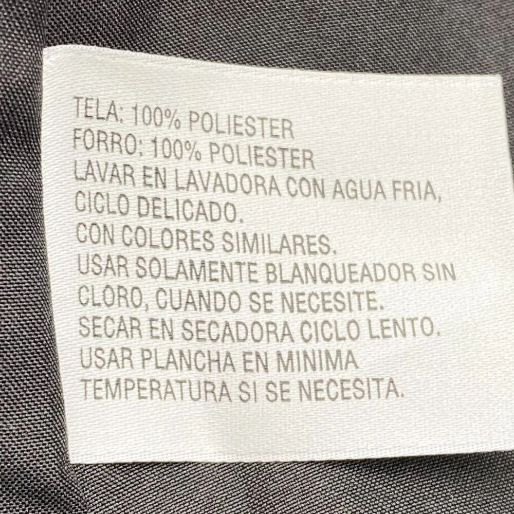 Worthington  Satin Skirt Womens 12 Black Graffiti Whimsigoth Witchy Fairy Grunge - Image 11