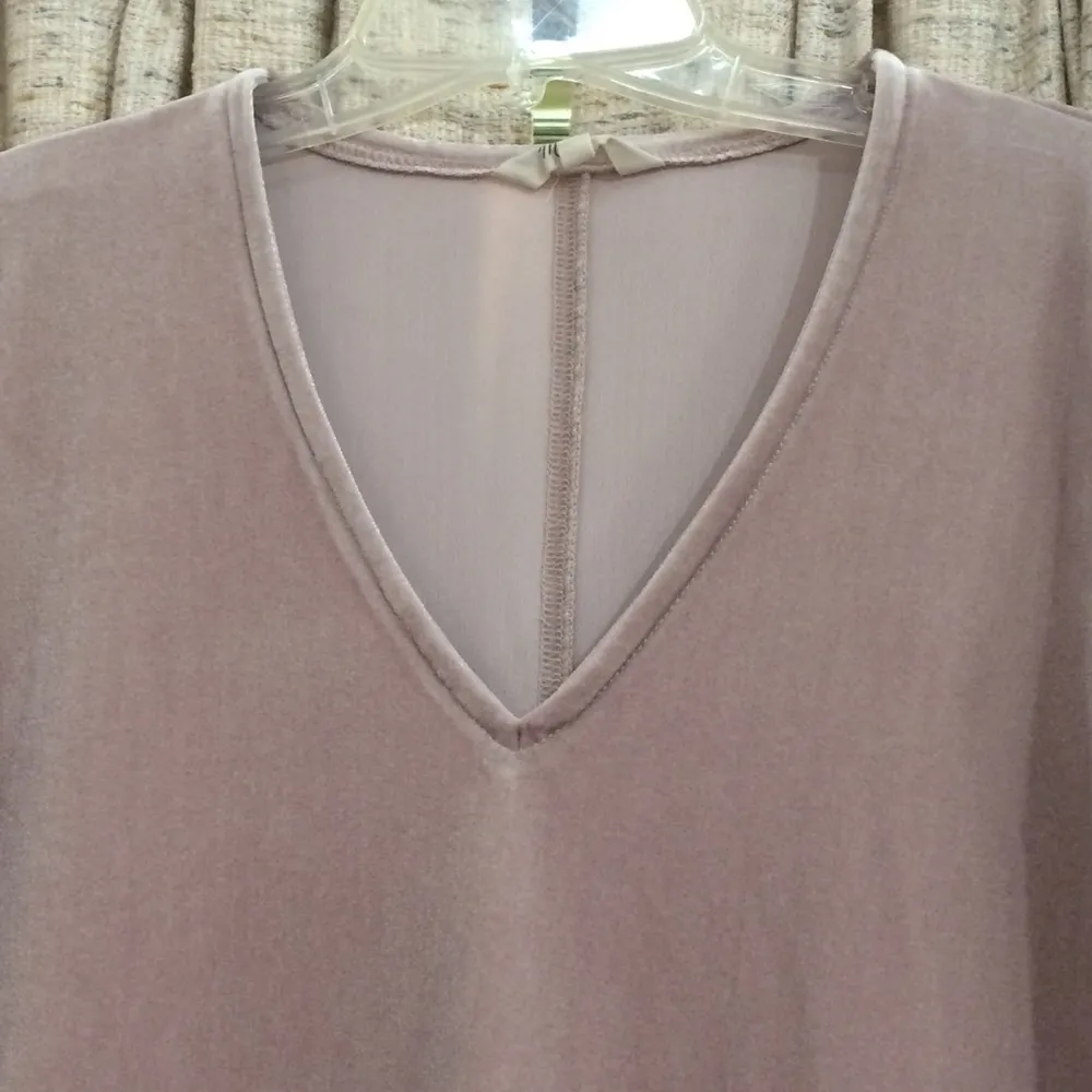 Madewell Balloon Sleeve Velvet Dress - Image 3