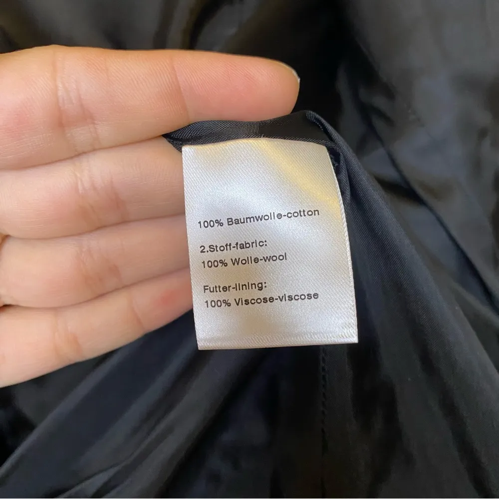 AKRIS Punto NEW Velvet Textured Faux Fur 3/4 Sleeve Jacket Stone Gray Sz 10 - Image 10