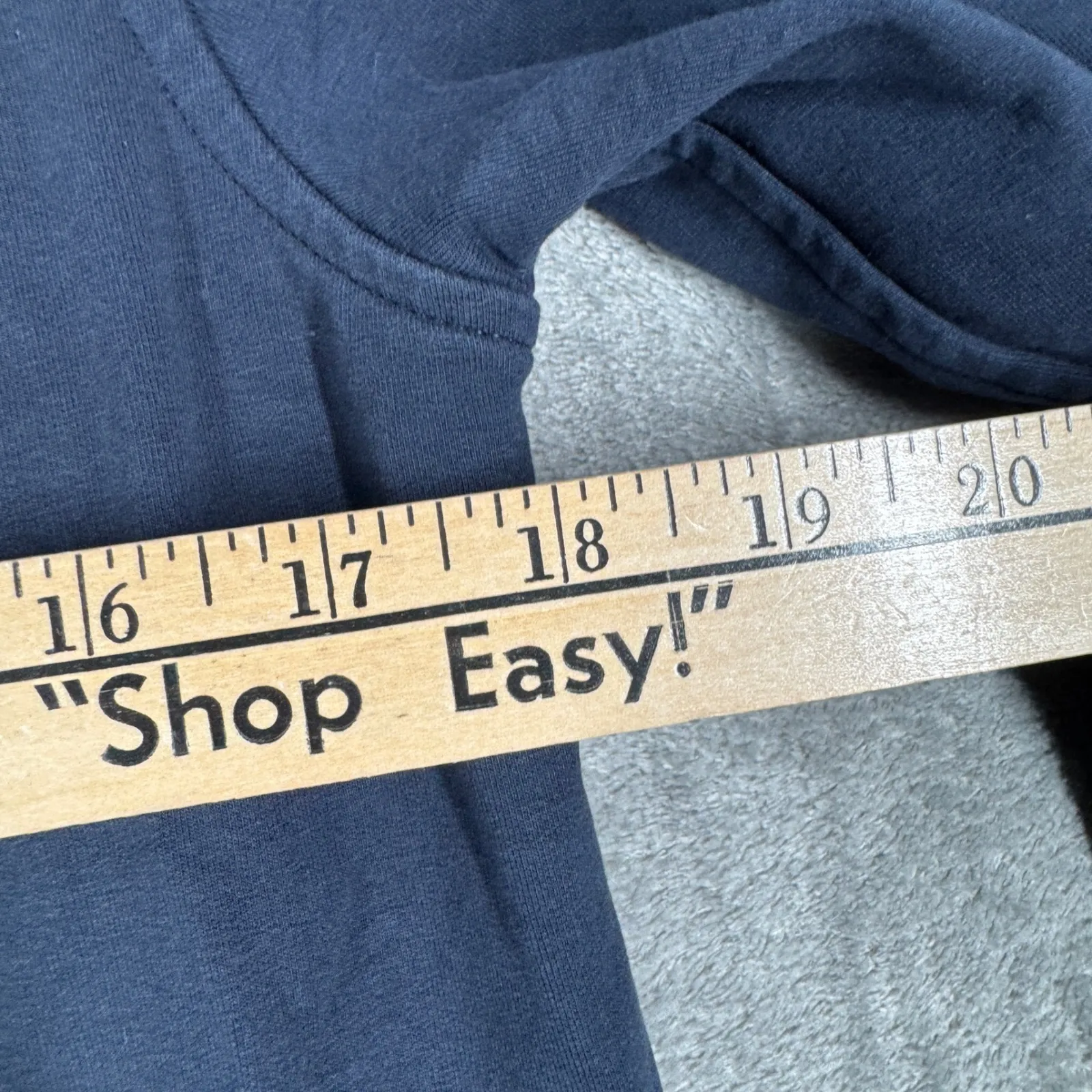 Lululemon‎ Belle Wrap Asymmetrical Sweatshirt Women 4 Navy Blue Longline Casual - Image 10