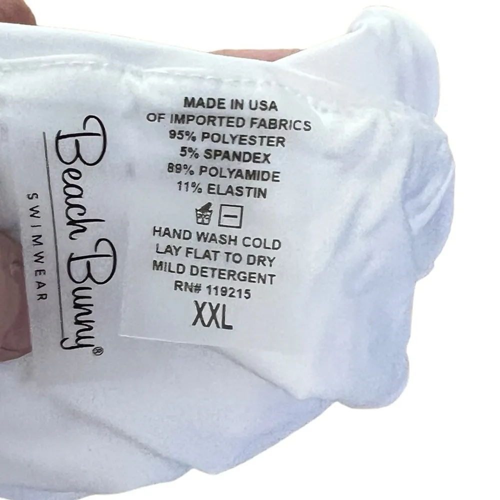 Beach Bunny Angela Skimpy White Bikini‎ Bottom nwt - Image 6