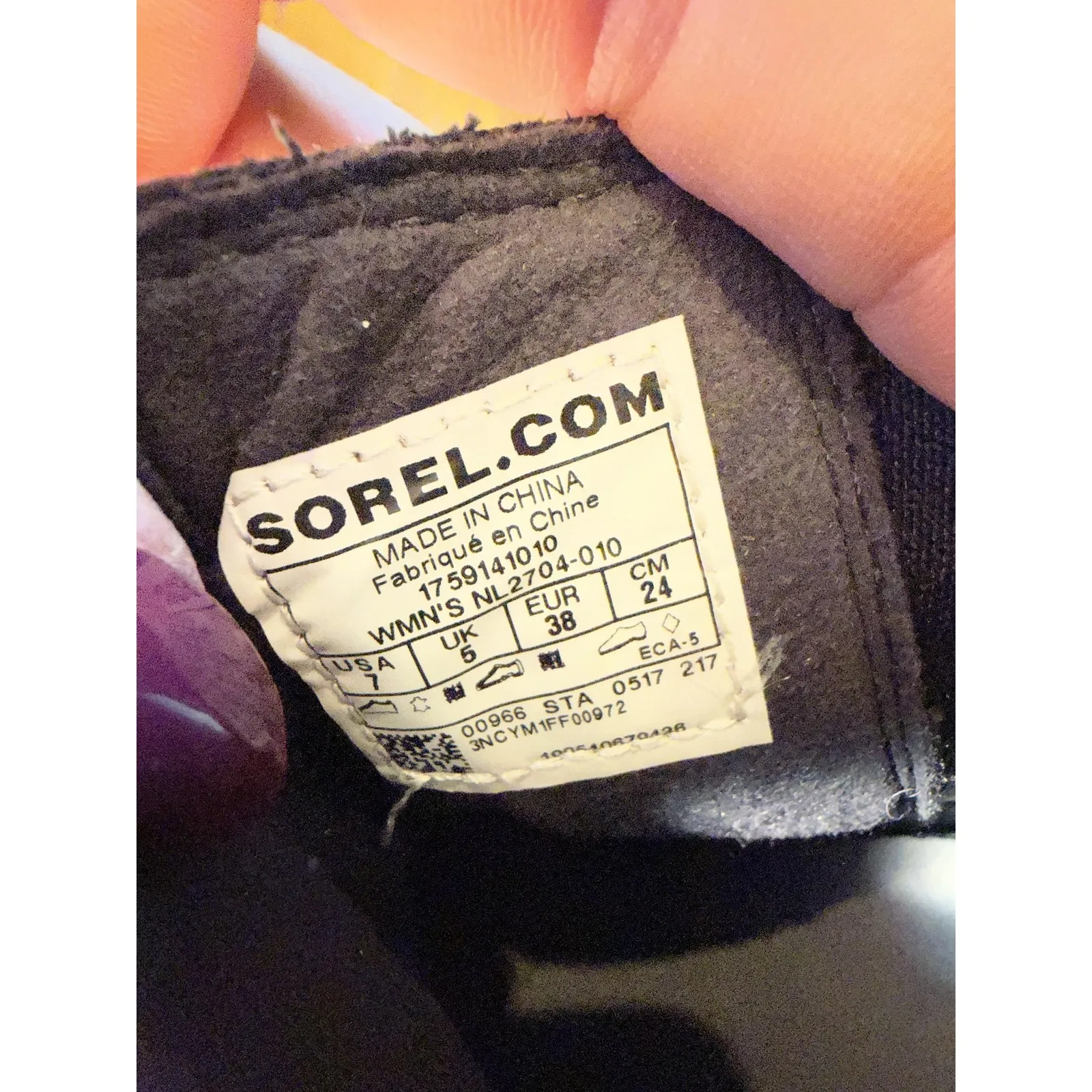 Sorel Boots Womens Size 7 Black Joan Of Arctic Wedge II Chelsea Waterproof - Image 5