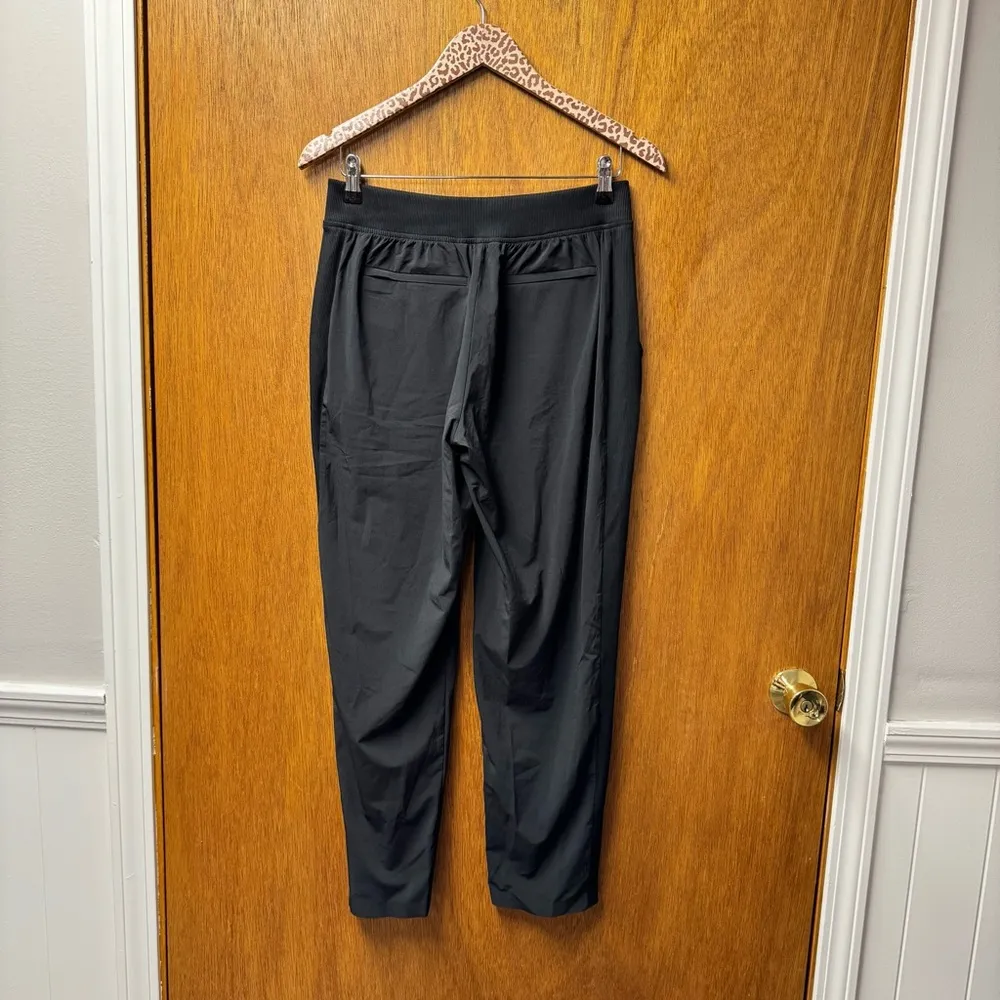 Athleta Brooklyn Ankle Pants Pull On Trousers Black 6 - Image 9