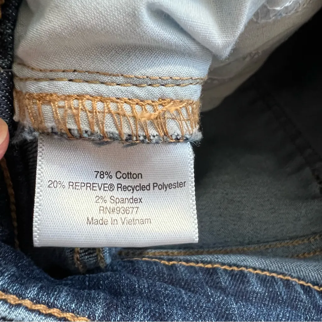 St. John’s Bay Skinny Leg Jeans | Size 16 | Dark Wash - Image 4