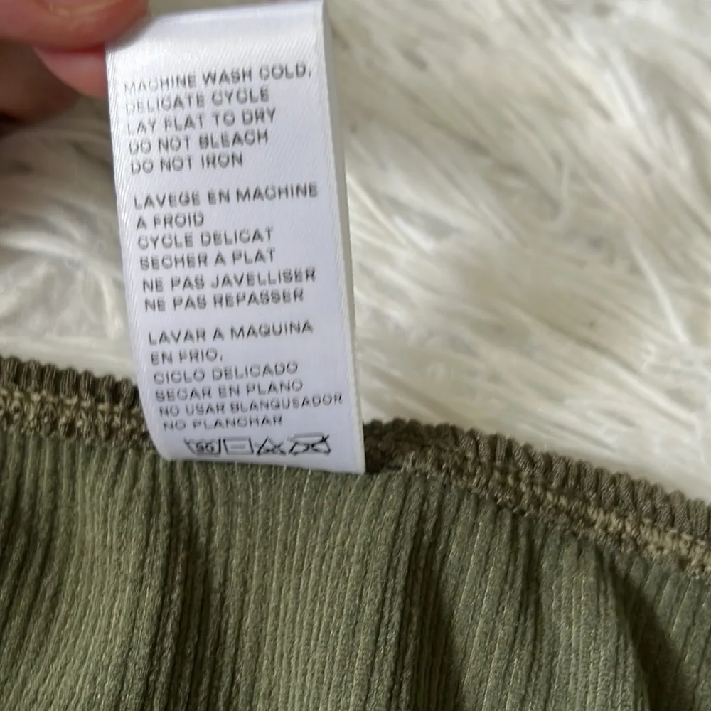 Good American Crinkle Good Basic Cheeky bikini bottom stormy001 5/6(2XL/3XL) - Image 8