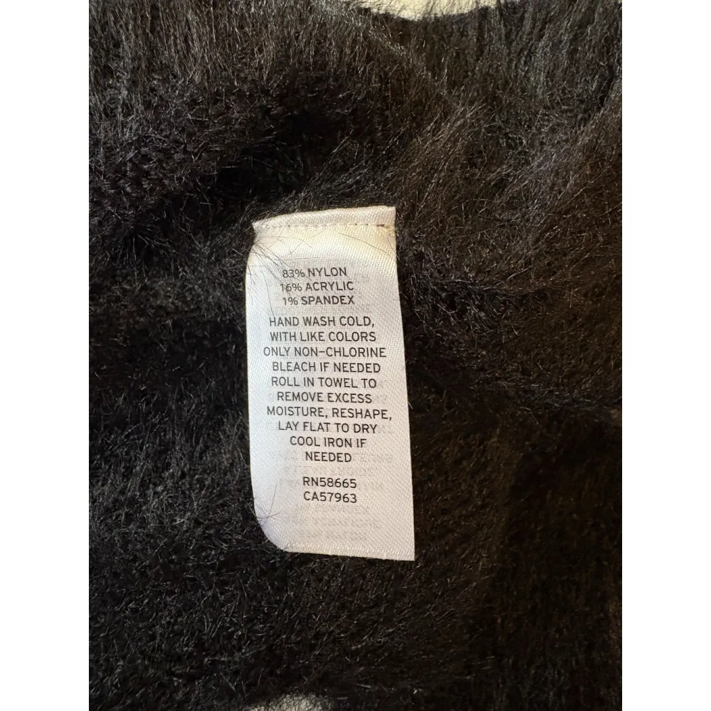 Halogen Mock Neck Long Sleeve Fuzzy Sweater Dress Holiday NWT Small Fitted - Image 7