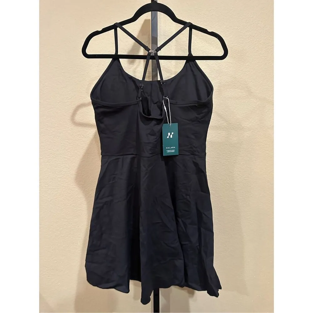 Size XL Halara Softlyzero Plush Backless Adjustable Strap 2-in-1 Pocket Mini Sli - Image 3