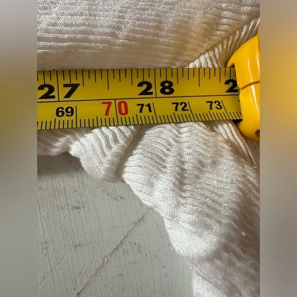 Lulus Pants Womens M Gauze Crinkle Wide Leg Dress Boho 3.0 High Waist Lined - Image 8