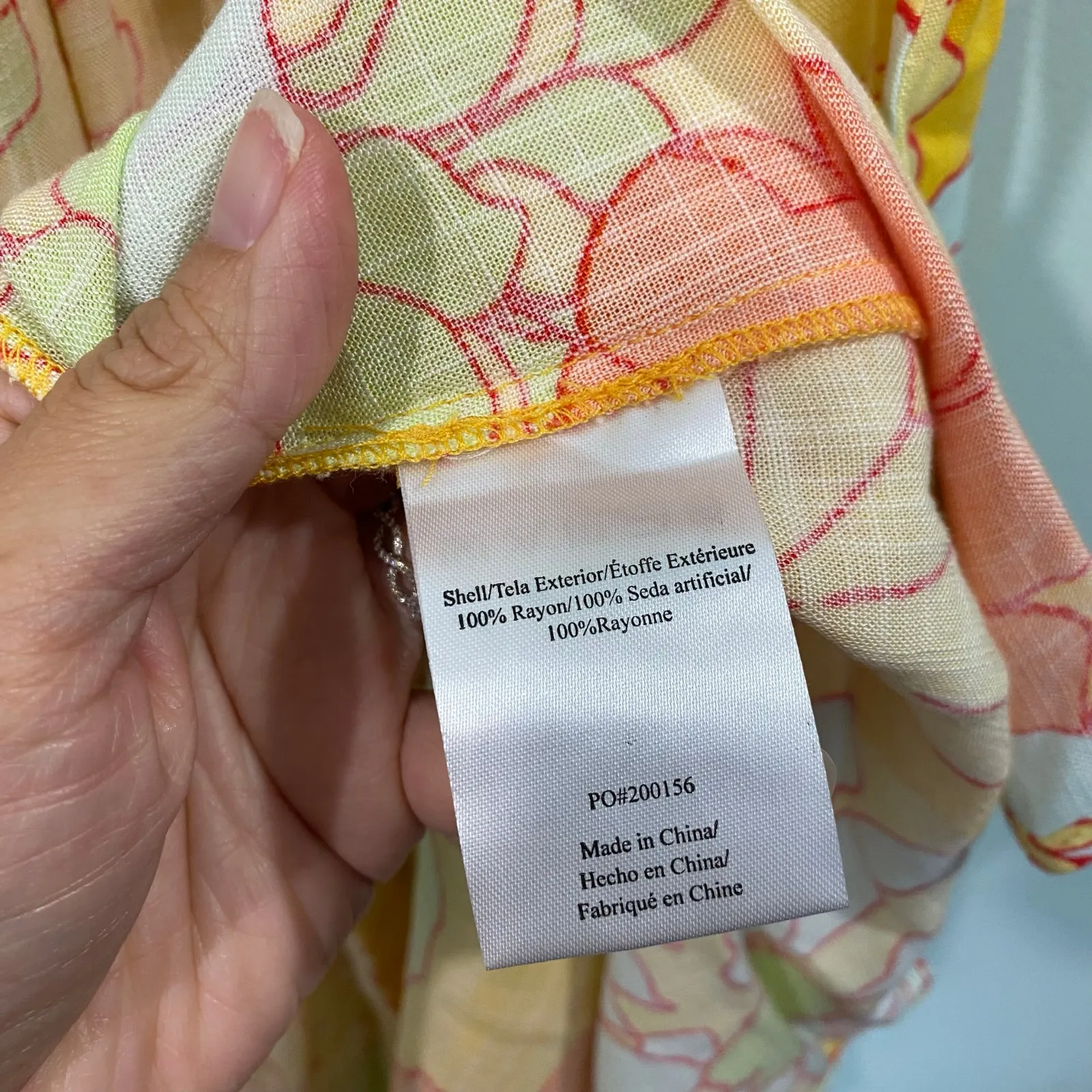 Modcloth Women Orange & Yellow Floral Spring It On Me Maxi Wrap Dress Size M - Image 7