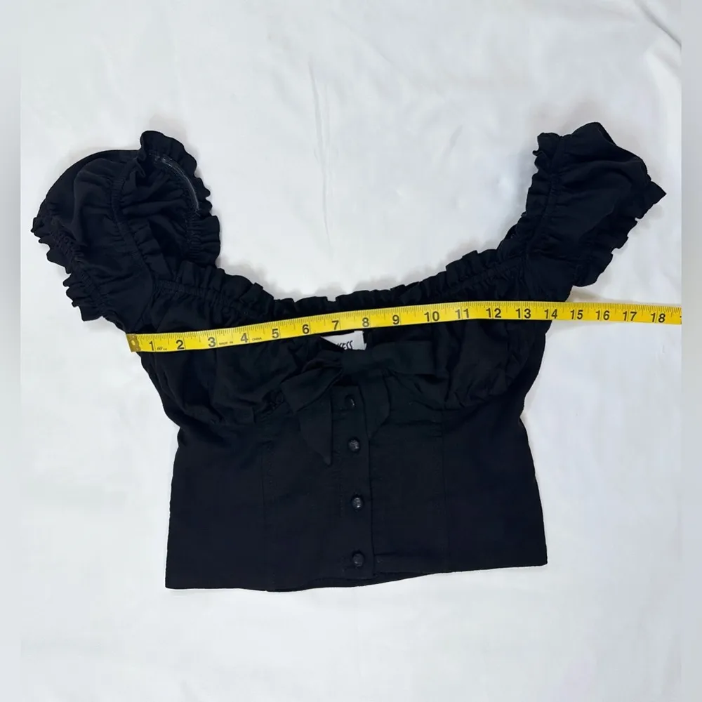 Princess Polly Elouise Crop Top - Black - 2 - Image 13