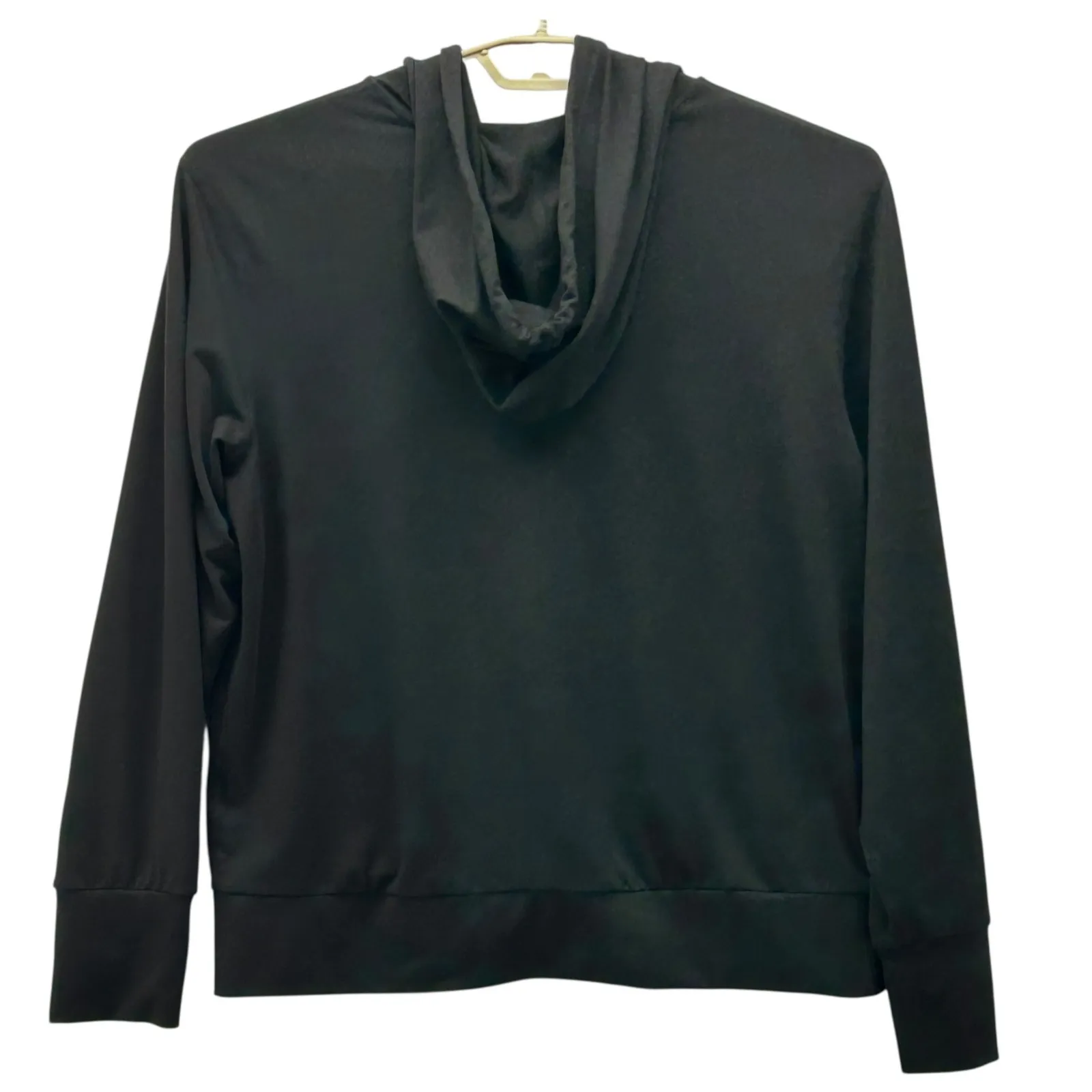 Quince Zip Up Hoodie Black Large - Image 2