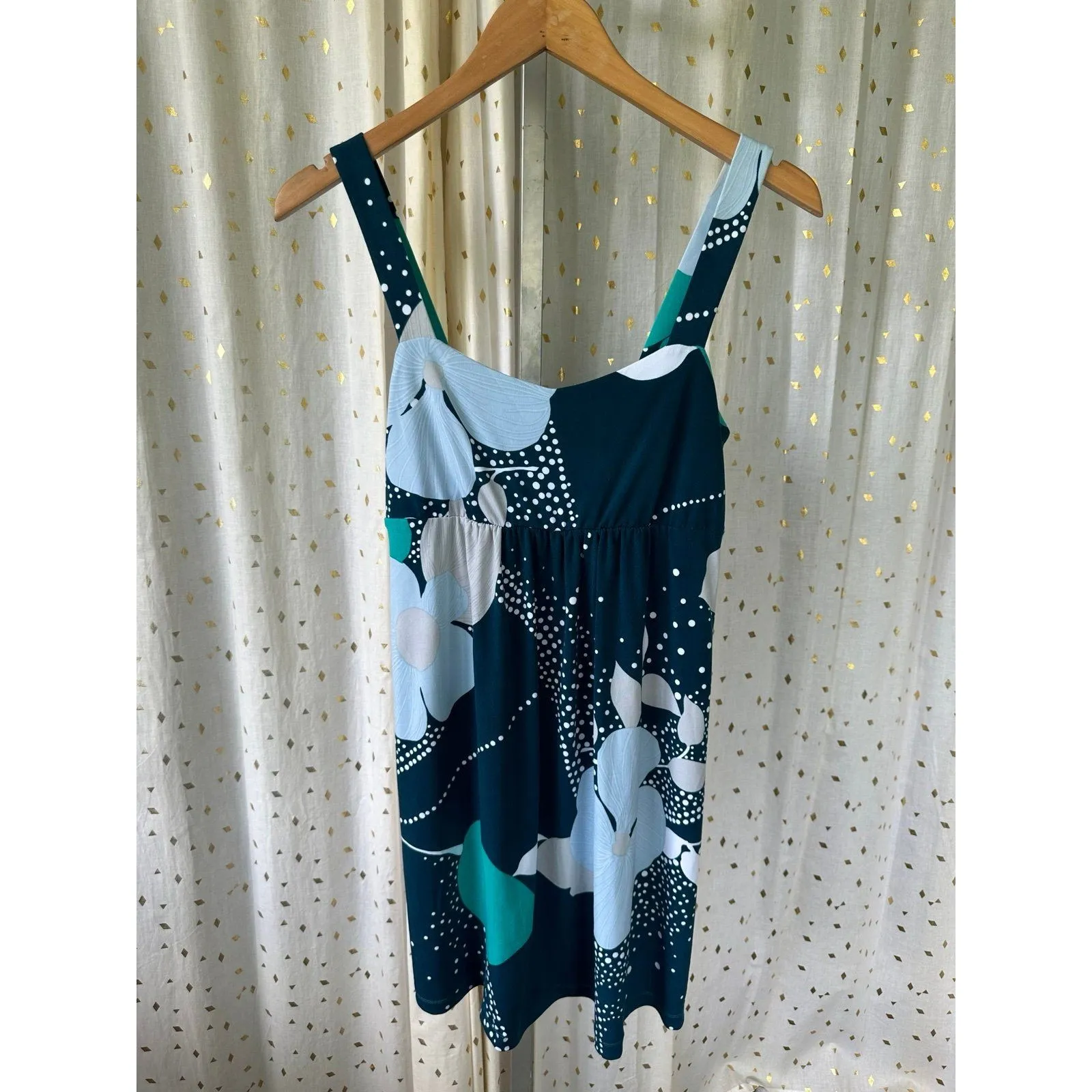 Tori Richard Women's Modern Abstract Flower Motif Art To Wear Flowy Sundress S - Image 2