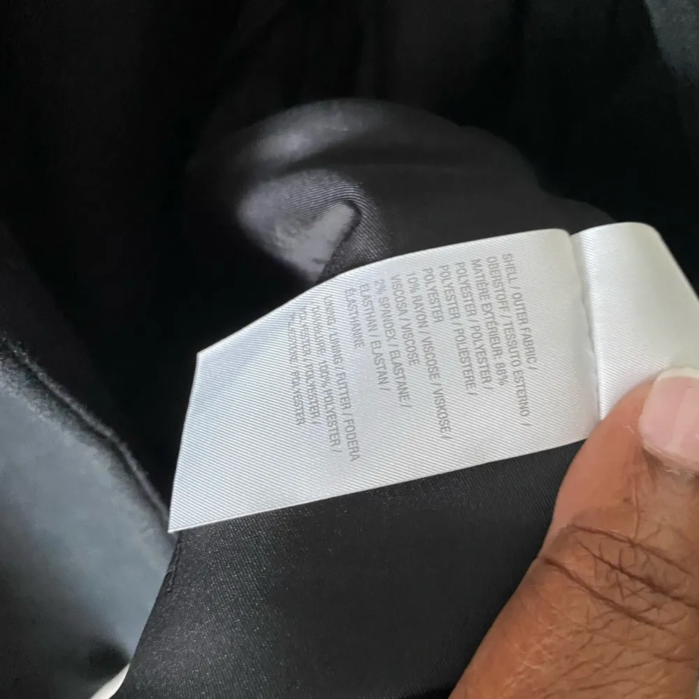 H by Halston 22.  Black Long Coat - Image 8