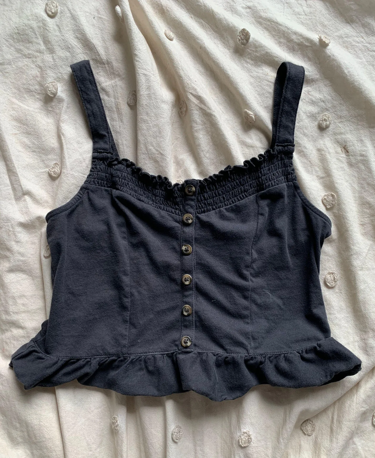 American Eagle Cropped Peplum Top - Image 3