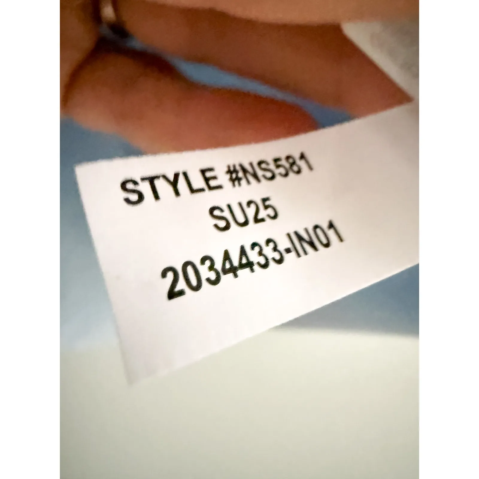 Madewell | NWT The Perfect Crewneck Tee Allday Jersey Iced Blue | Sz XXS - Image 6