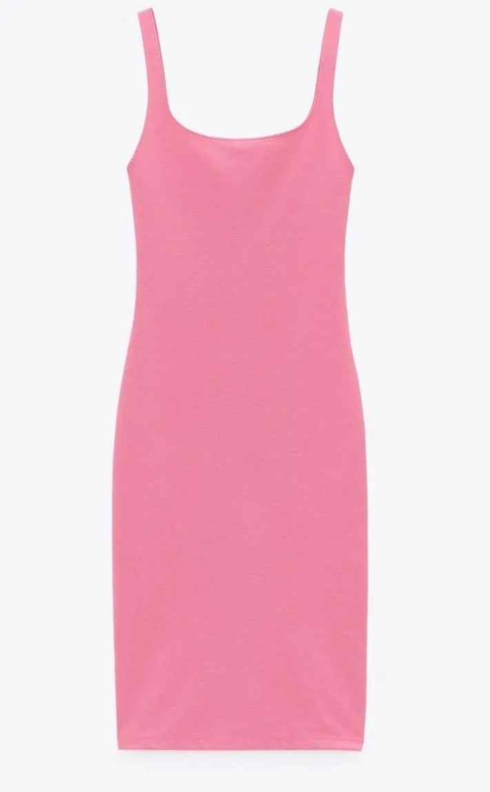 Pink Midi Dress - Image 2