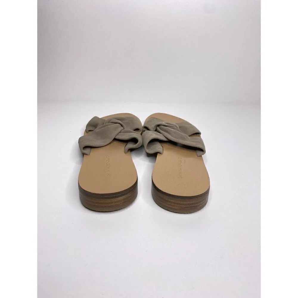 Banana Republic Sandals Size 8.5 NEW Women's KAROLINA Faux Suede Slip On Flats - Image 4
