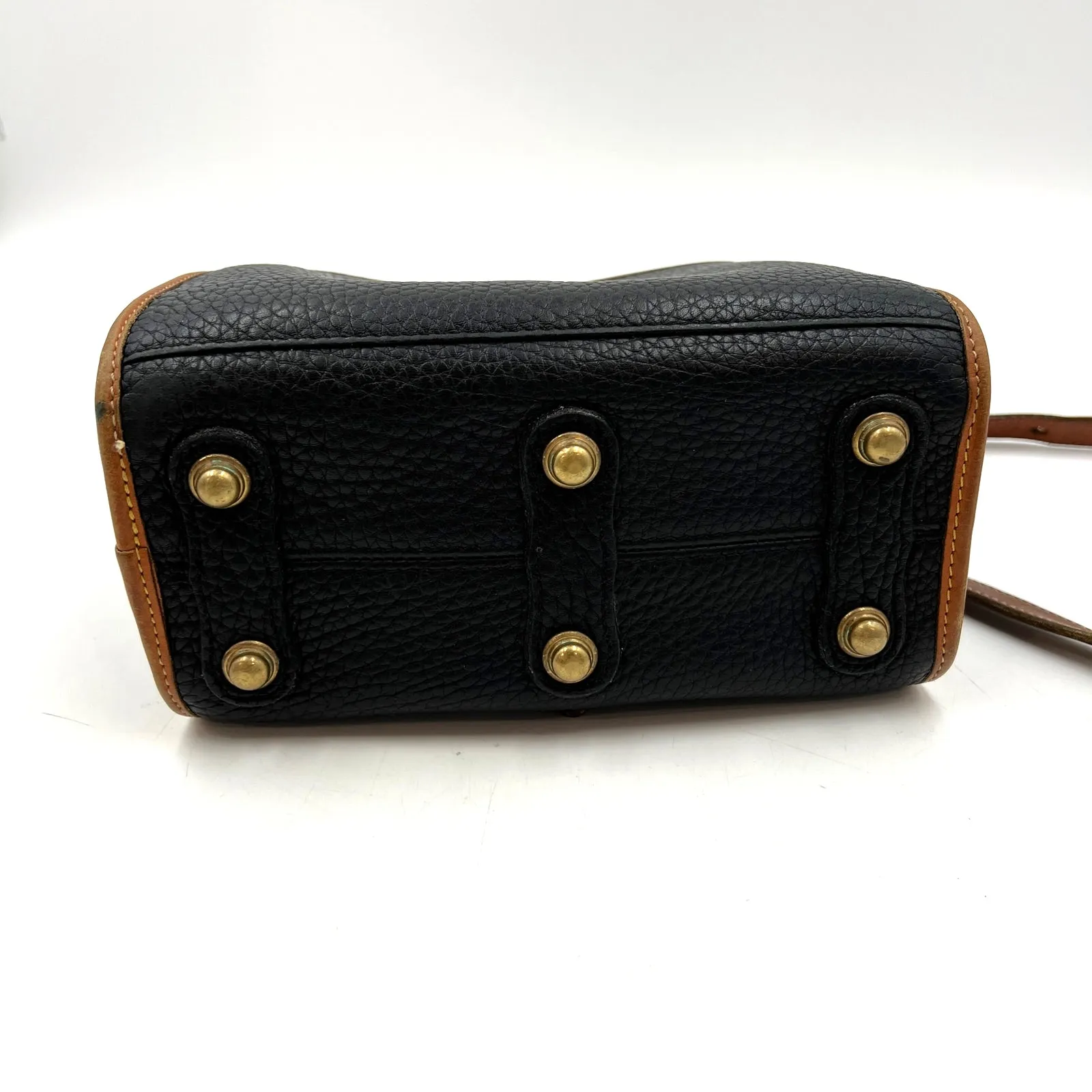 Vintage Dooney & Bourke All Weather Leather Black Crossbody Bag - Image 10