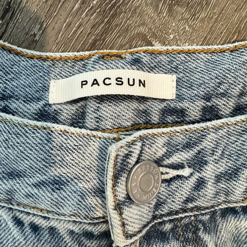 PacSun High Rise Bootcut Jeans Light Wash Size 31 NWT - Image 3
