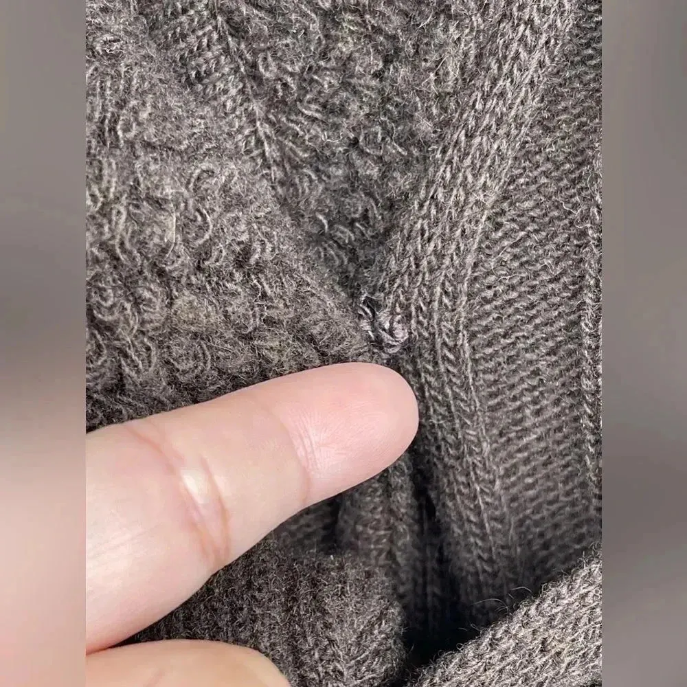 Salvatore Ferragamo Brown Wool Cashmere cárdigan medium - Image 7