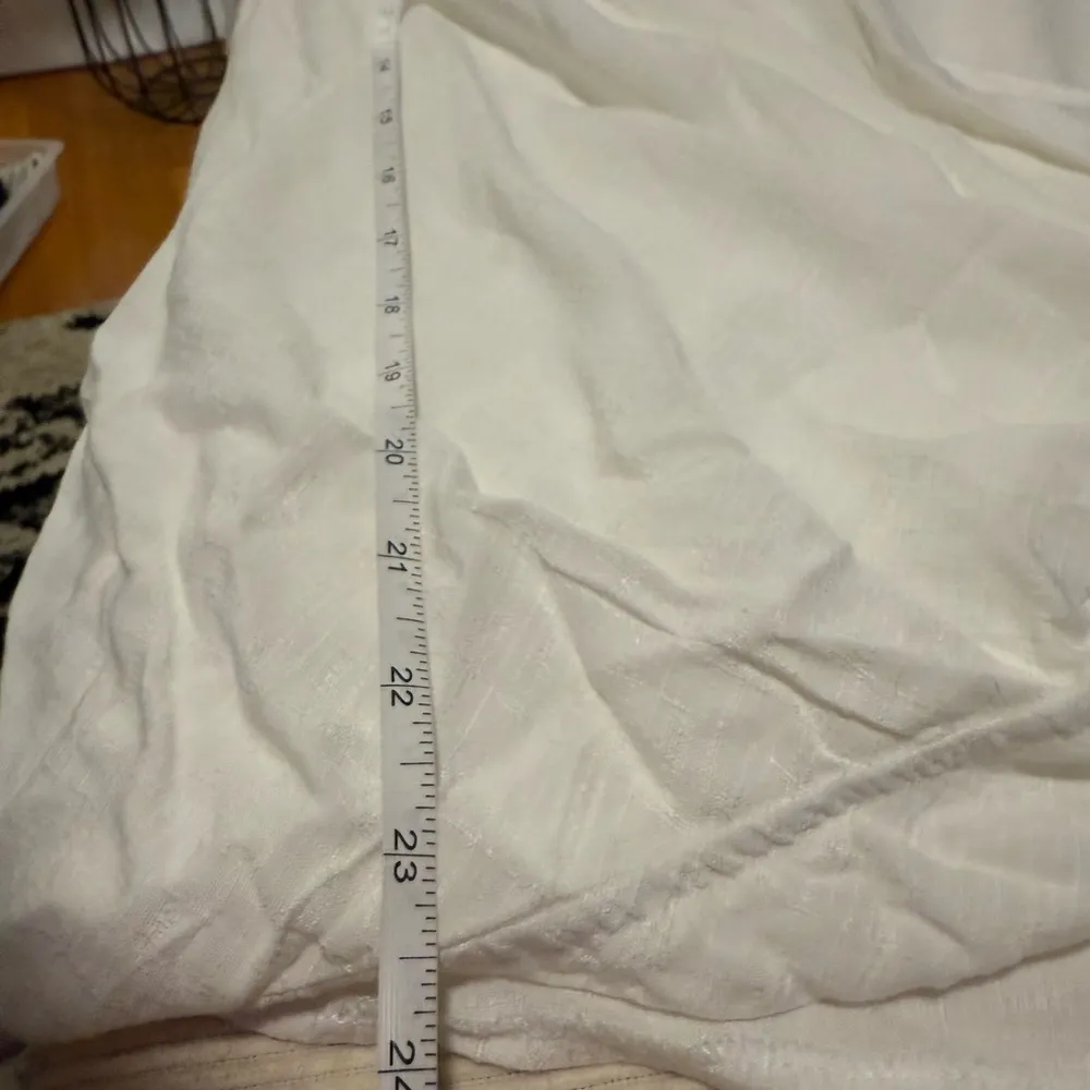 Mustard Seed Cream Wrap Blouse with Relaxed Style - Image 7