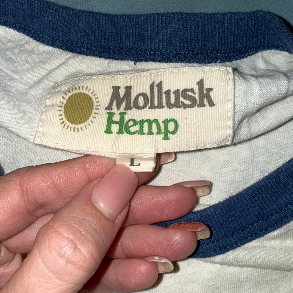 Mollusk White and Blue Ringer T - Image 3